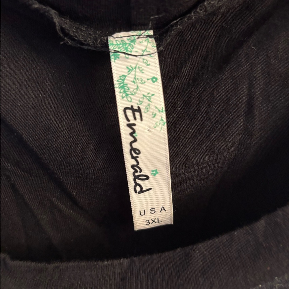 Emerald long sleeve tunic size 3x - Picture 3 of 3